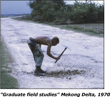 John Bell in Mekong Delta 1970