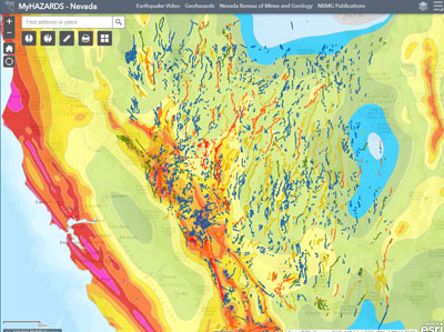 MyHazards-Nevada web application