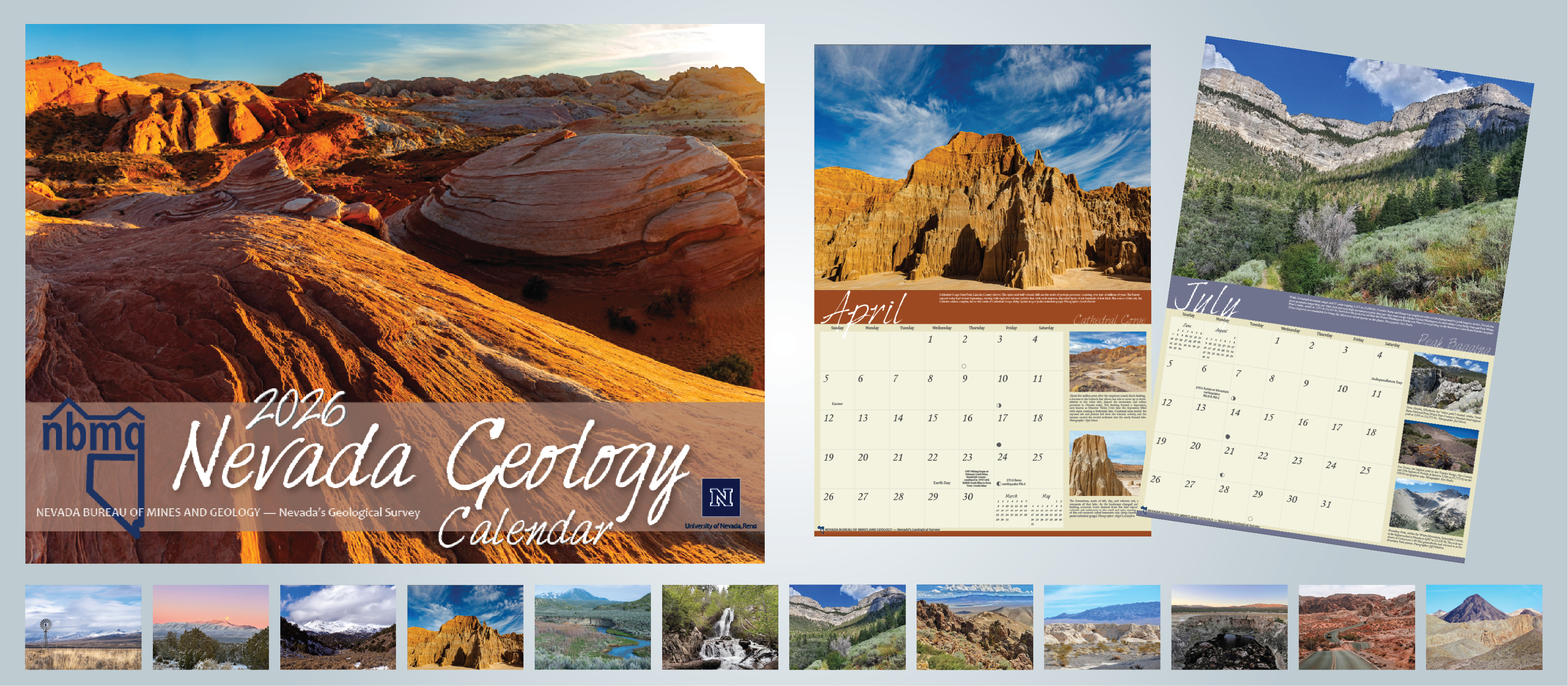 2026 NEVADA GEOLOGY CALENDAR