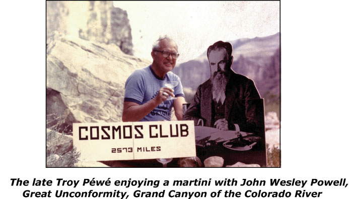 Photo of Troy P&eacute;w&eacute; and John Wesley Powell, Grand Canyon on the Colorado River